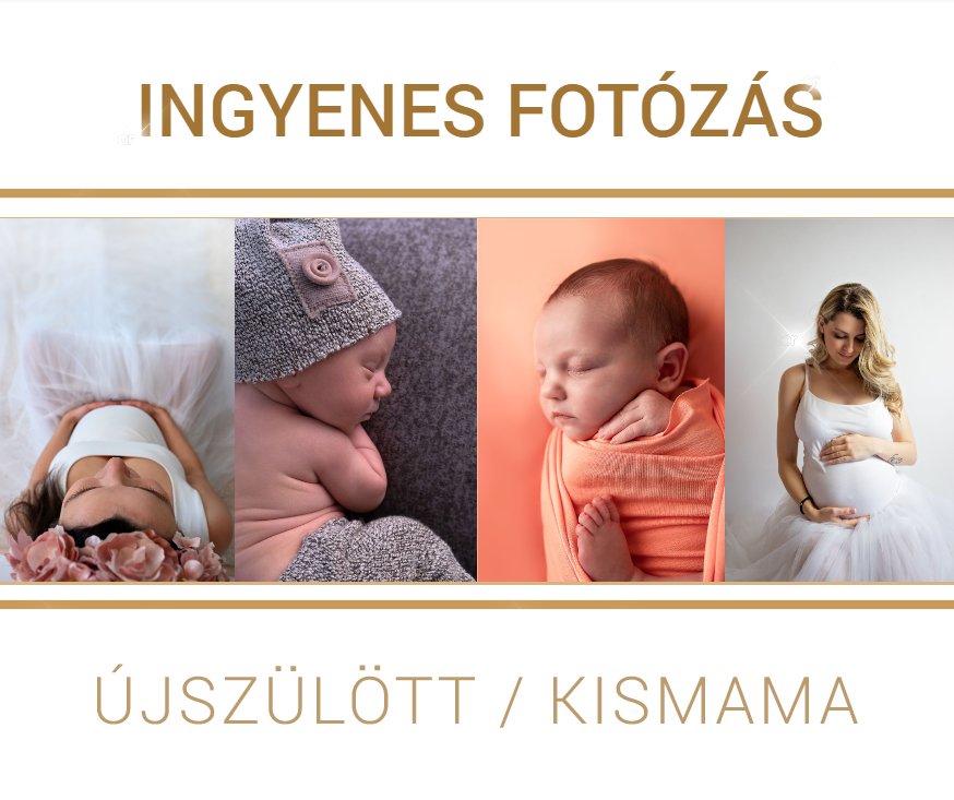 Ingyenes kismama / újszülött fotózási lehetőség! 